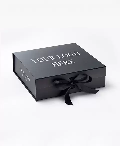 Thumbnail of branded magnetic gift box with rigid paperboard body
